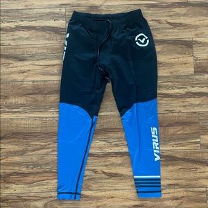 Virus Black and Blue Trainers